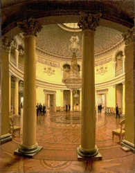 Innenansicht der Rotunde im Winterpalast, 1834